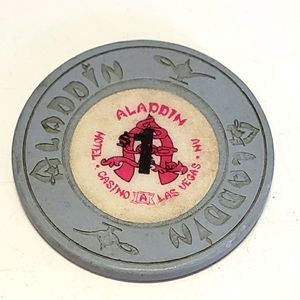 Aladdin casino players chip.